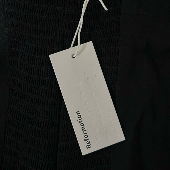 Reformation Cove Top Black | Size 0 - Picture 4 of 5